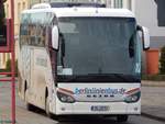 Setra 516 HD von BerlinLinienBus/URB in Neubrandenburg.