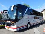 Setra 517 HDH von Egon's aus Dänemark in Sassnitz.