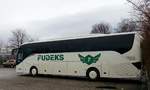 Setra 515 HD von Fudeks Reisen aus Beograd im Dez 2017 in Krems.