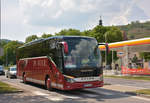 Setra 515 HD von JV - Tour aus der CZ im Mai 2018 in Krems.
