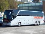 Setra 516 HDH von Imken aus Deutschland im Stadthafen Sassnitz.