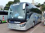 Setra 515 HD von Bader Reisen aus Deutschland im Stadthafen Sassnitz.