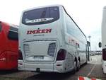 Setra 516 HDH von Imken aus Deutschland im Stadthafen Sassnitz.