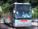 Van Hool T916 vom Reiseb�ro Ludwig aus Deutschland im Stadthafen Sassnitz.