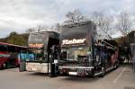 2 mal Van Hool T9 von TIEBER Reisen aus �sterreich am 20.9.2014 in Krems.