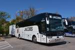 Van Hool TX15 mit Radh�nger von JACOBS Reisen aus Belgien 2017 in Krems.