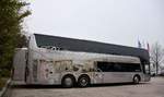 Van Hool TX von WIESINGER Reisen aus Ober�sterreich 2017 in Krems gesehen.
