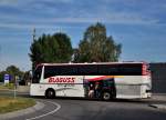 DAF  ROLLIBUS  von BLAGUSS aus der Slowakei f�hrt am 17.9.2012 vom Krems ab.(Rollstuhlgerecht!) 