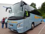 VDL Futura von Mecki-Reisen aus Deutschland im Stadthafen Sassnitz.