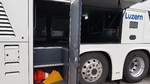 M�chtig grosser Kofferraum mit eigener Zustiegstreppe von au�en im neuen VDL Futura DD von Roland ZEMP Reisen aus der CH.