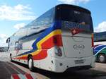 VDL Futura von Eurobus aus der Schweiz im Stadthafen Sassnitz.