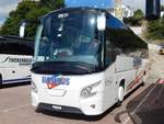 VDL Futura von Eurobus aus der Schweiz im Stadthafen Sassnitz.