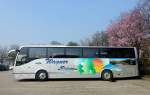 VOLVO Reisebus von WAGNER Reisen aus �sterreich am 21.4.2013 in Krems an der Donau.