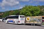 Volvo 9700 mit Radanh�nger von Dopaz aus der CZ am 24.