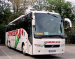 Volvo 9700 von Gimmler Reisen aus �sterreich am 2.Juni 2014 in Krems gesehen.