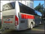 Volvo 9700 von Weinreich aus Deutschland mit Radanh�nger in Bergen.
