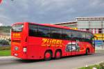 VOLVO 9700 von Z�gel Reisen aus der BRD am 29.August 2014 in Krems gesehen.