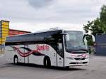 Volvo 9700 von Sunlife Reisen aus Nieder�sterreich in Krems gesehen.