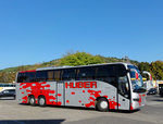 Volvo 9700 von Huber Reisen aus �sterreich in Krems gesehen.