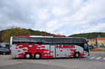 Volvo 9700 von Huber Reisen aus �sterreich in Krems.
