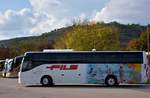 Volvo 9700 von PILS Reisen aus �sterreich 09/2017 in Krems.