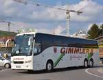 Volvo 9700 von Gimmler Reisen aus der BRD 09/2017 in Krems.