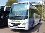 Volvo 9700 von Manß-Reisen aus Deutschland im Stadthafen Sassnitz.