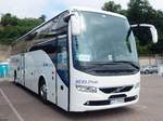 Volvo 9700 von Odra Travel aus Polen im Stadthafen Sassnitz.