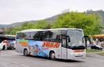 Volvo 9900 von Pulay Busreisen aus �sterreich im Mai 2014 in Krems gesehen.