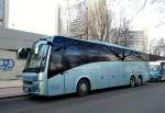 VOLVO 9900 von Napravnik Reisen aus �sterreich am 31.1.2014 in Wien,Wagramerstr.
