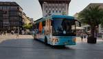 Infobus der Konrad-Adenauer-Stiftung rollt auf den Universit�tsplatz in Fulda, 08-2020