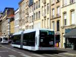 NANCY - Das Busnetz der STAN von Nancy wurde durch eine neue Linie  Stanway  mit eigenen Korridoren ausgebaut. Dazu wurden 24 Gelenkbusse des Typs Irisbus Crealis Neo 18 GNV gekauft. 28.05.2015