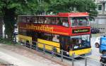 MAN Doppelstockbus Stadtrundfahrt Hamburg, fotografiert   Bei den M�hren   ( Stra�e in Hamburg ) am 01.08.2011