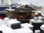 Die �berreste eines MAN SD 202.