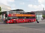 MAN Doppeldecker Bus f�r Rundfahrten in Leipzig,hier in der N�he der Oper am 25.4.2013 gesehen.
