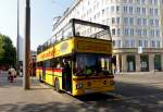 MAN STOCKBUS f�r Stadtrundfahrten Ende April 2014 in Leipzig beim Hauptbahnhof gesehen.