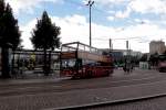 MAN Bus f�r die Stadtrundfahrten in Leipzig bei der Oper Ende Juli 2015 gesehen.