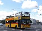 MAN Bus f�r die Stadtrundfahrten in Leipzig bei den  H�fe am Br�hl  Ende Juli 2015 gesehen.