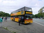 MAN Doppeldeckerbus unterwegs in Leipzig im Juli 2016