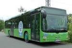 MAN Lion`s City der �berlandwerk AG steht am Bahnhof in 36088 H�nfeld, Juni 2012