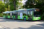 Lions City der Rhoen Energie, fr�her �WAG Fulda, steht am Bahnhof in 36088 H�nfeld, August 2014