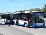 MAN Lion's City der Rostocker Straßenbahn AG in Rostock.