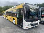 Wagen 25 (Baujahr 2019) von M�ller Reisen steht am 29.8.2020 in Massenbachhausen.