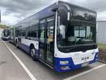 SüW-P 2154 (Baujahr 2011) von PalatinaBus steht am 1.5.2020 in Waibstadt.