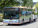 MAN Lion's City mit Fahrradanh�nger der MVVG in Waren.