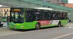 MAN Lion`s City von RHOENENERGIE steht am Busbahnhof in Fulda