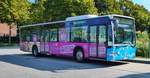 MB Citaro I des Busunternehmens BENTHIEN aus Beuslohe steht auf dem Busplatz von Burg/Fehmarn im September 2018