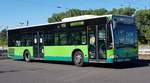 MB Citaro (498) von Rh�nEnergie steht am Bahnhof in H�nfeld, 07-2020