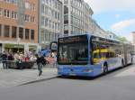 Mercedes Citaro in M�nchen Marienplatz als Metrobus 52 nach Tierpark (Alemannenstr.) am 18.5.2013.