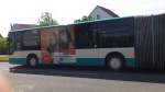 Der Citaro NB SW 560....diese trafficboard zeigt die werbung f�r die neuwoges das junge wohnen   wohnraum g�nstig f�r junge leute anbietet dieser citaro hat das tfafficboard seit in betriebnahme in